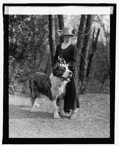 Mrs. Marion Durphy with "The Duke of Arlington"