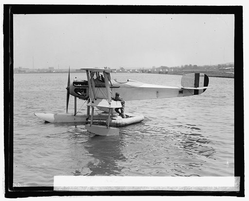 Lt. R.E. Byrd with rubber life boat, 4/27/25