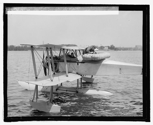 Lt. R.E. Byrd, U.S.N. with rubber life boat, [4/27/25