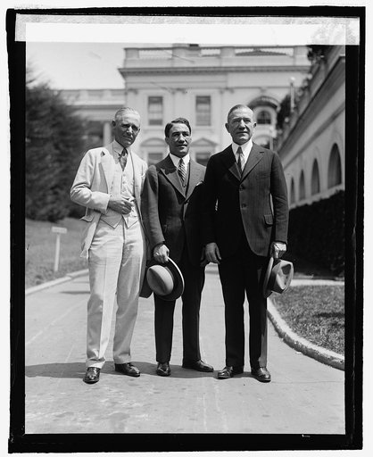 G.L. Payne, Johnny Dundee & Fred Britton, 4/27/25