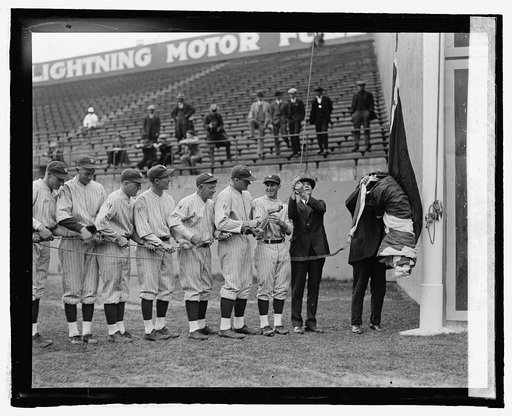 Raising American League Pennant, 5/1/25