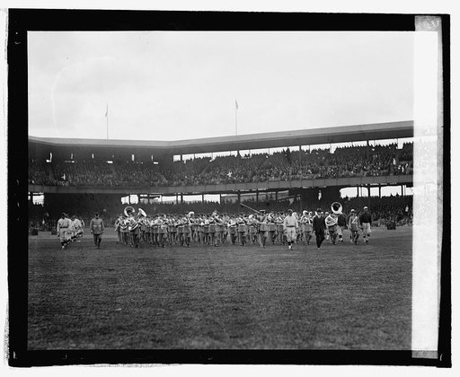 American League Pennant raising at ball park, May 1, 25