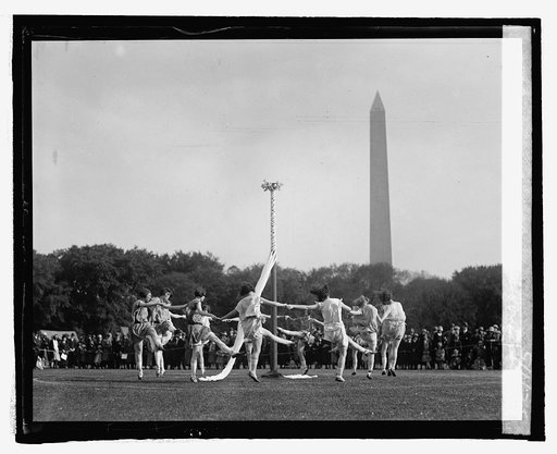 May pole dance on Ellipse, 5/1/25