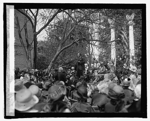Geo. Trinkle at Kenmore dedication at Fredericksburg, Va., 5/9/25