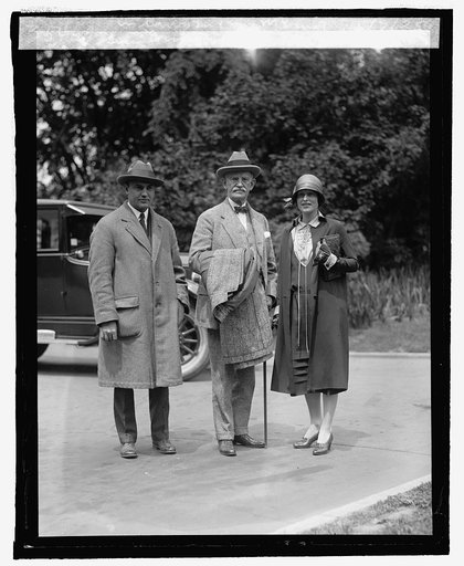 Sen. Ernst with son & daughter in law, Mr. & Mrs. W. Ernst, 5/7/25