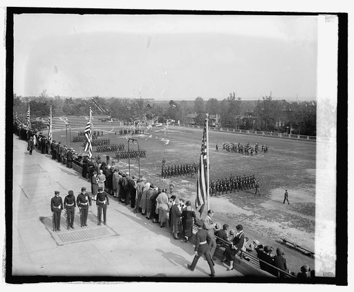 3rd battalion of Western high school at drill, 5/6/25