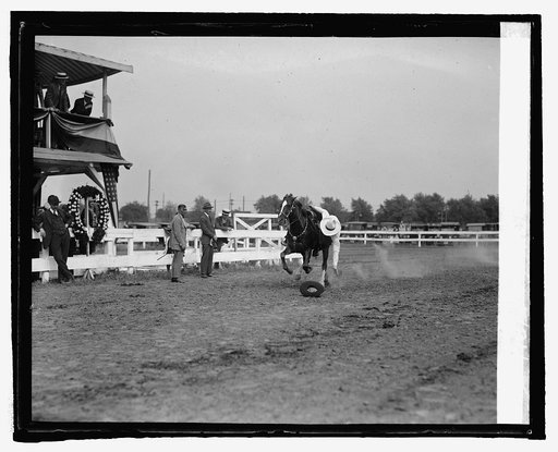 Tom Mix at horse show, 5/21/25