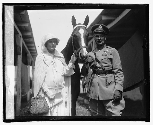 Col. & Mrs. Wm. Mitchell at horse show, 5/20/25