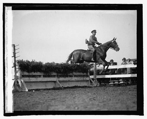 Col. Wm. Mitchell at horse show, 5/21/25