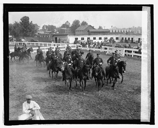 D.C. mounted police at horse show, 5/22/25