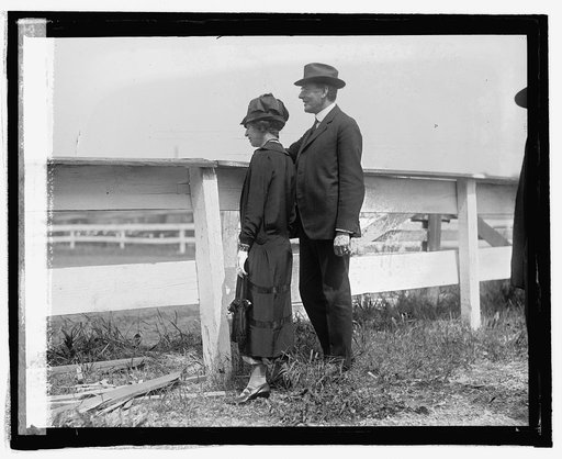 Sec. & Mrs. Wilbur at horse show, 5/20/25