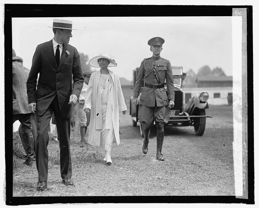 Mrs. Coolidge at horse show, 5/22/25