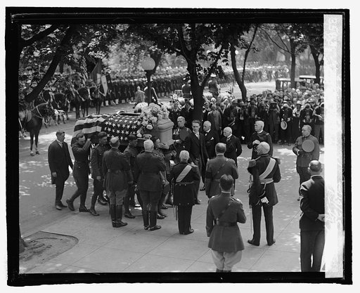 Gen. Miles funeral, St. Johns Epis. Church, 5/19/25