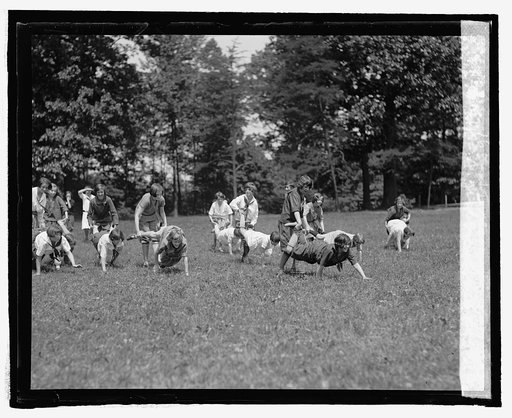 Y.W.C.A. girl reserves at 16th St. reservoir