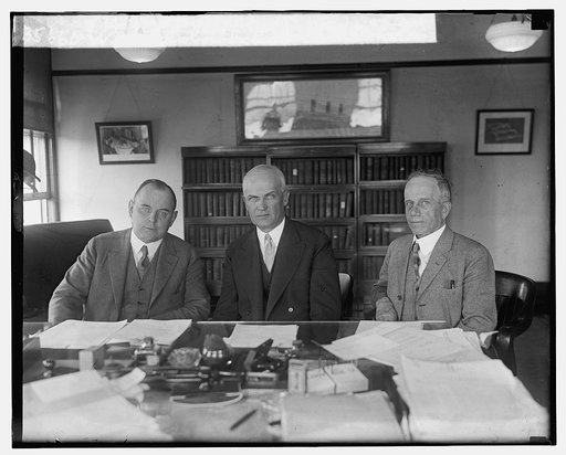 W.W. Husband, Robe Carl White and Harry E. Hull, [5/13/25
