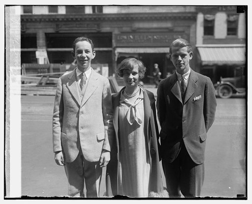 Chas. Widmayer, Margaret Monk and Chas. Smoot