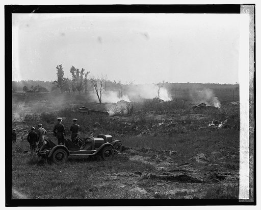 Tank demonstration at Camp Meade, 5/12/25