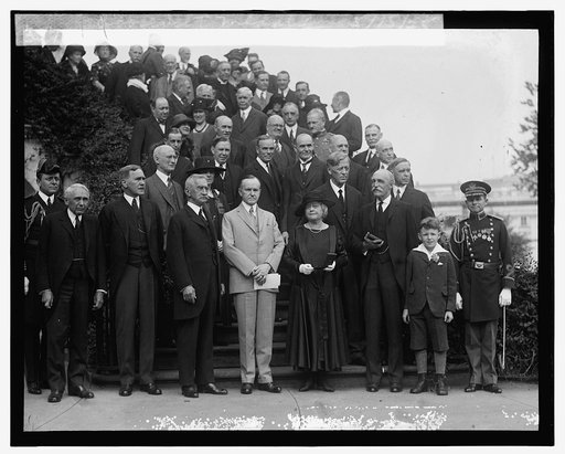 Coolidge, presentation of Roosevelt Medals, 5/15/25