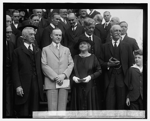 Coolidge, presentation of Roosevelt Medals, [5/15/25