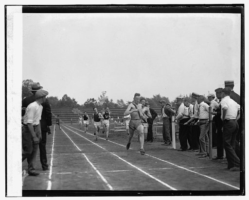 High school track meet at Central Stadium