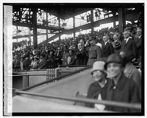 Coolidge at competitive drill of colored cadets, 5/27/25
