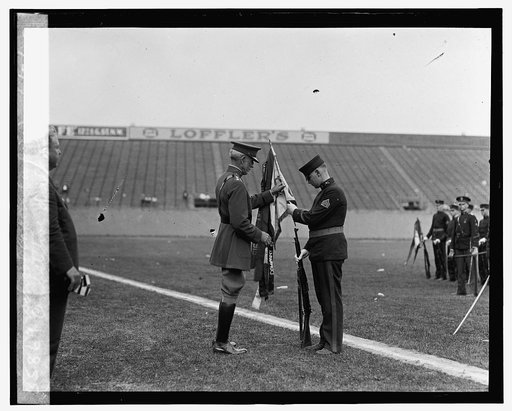 Competitive drill of high school cadets (white), 6/2/25
