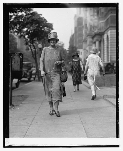 Mrs. W.D. Mitchell, wife of Solicitor General, 6/8/25