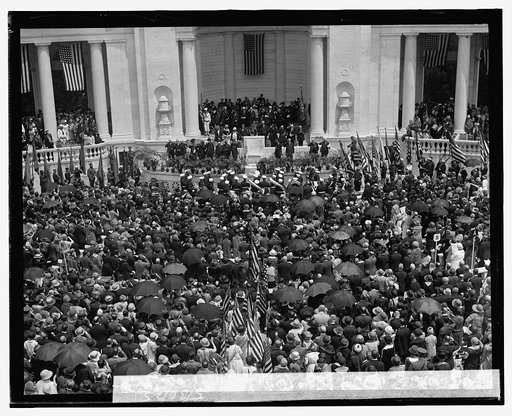 Memorial services at Arlington, 5/30/25