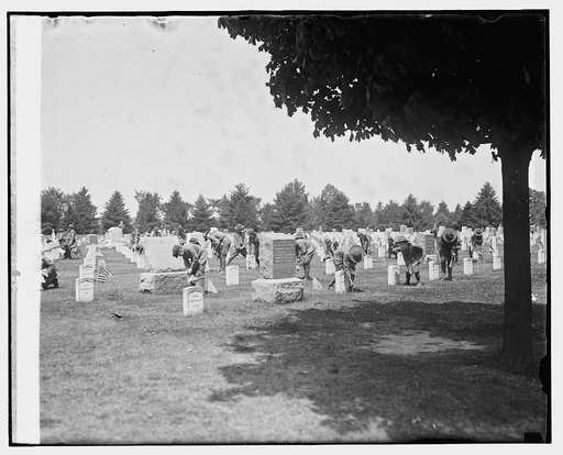 Scouts in Confederate section of Arlington, 5/28/25