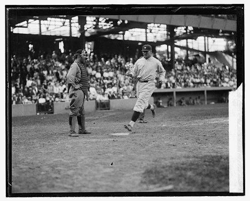 Walter Johnson scoring against St. Louis, 6/16/25