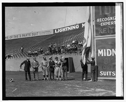 Raising of World Champions flag, 6/11/25