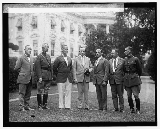 Coolidge with Secret Flight Committee, [6/19/25