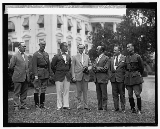 Coolidge with Secret Flight Committee, 6/19/25