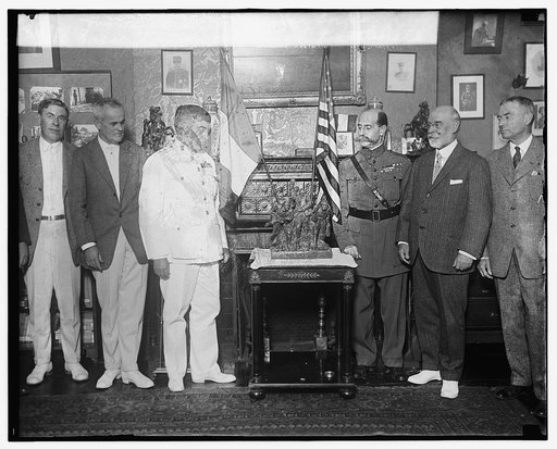 Presentation of French Battlefield Monument to Marine Corps, [6/13/25