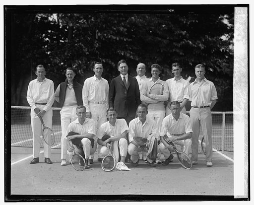 Wilbur and Navy tennis team, 6/20/25