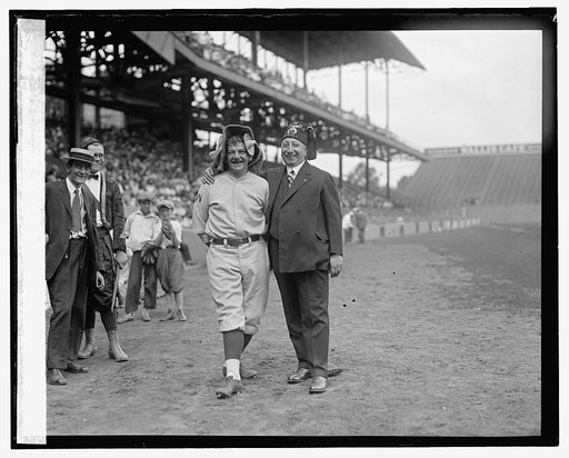 L.W. Estes & Henry Lansburgh at Shrine - Grotto game, 6/27/25