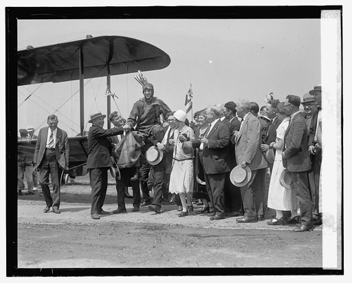 George Zieber - 1st Maccabee arrives at Bolling Field, [6/30/25