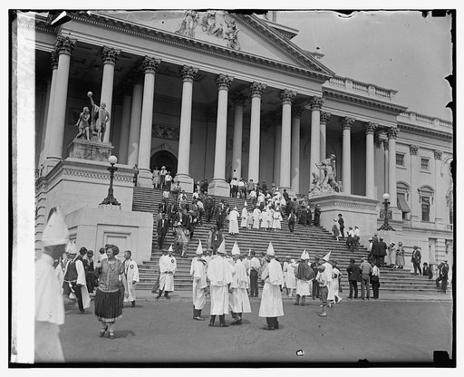 Klansmen at Capitol, 8/8/25