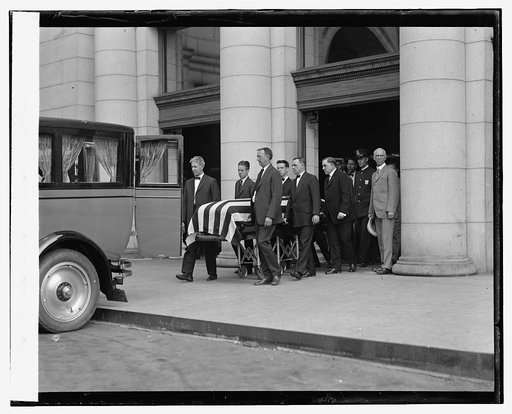Body of Bryan carried from Union Station, 7/30/25