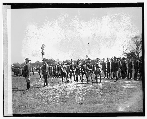 Inspection of troops at Fort Humphreys, 7/18/25