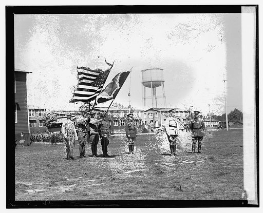 Inspection of troops at Fort Humphreys, [7/18/25