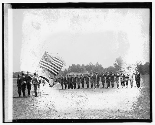 Inspection of troops at Fort Humphreys, [7/18/25