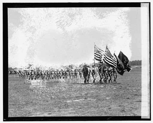 Inspection of troops at Fort Humphreys, 7/18/25