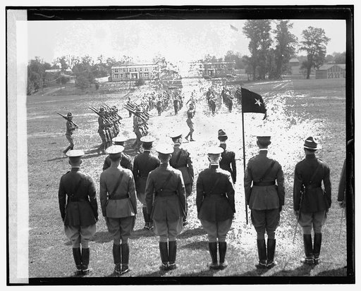 Inspection of troops at Fort Humphreys, 7/18/25