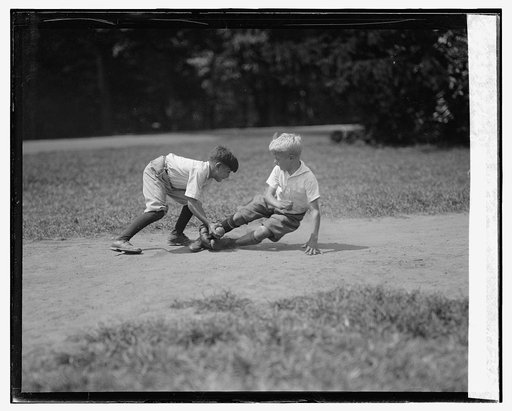 Eddie Johnson (sliding) and Frank Corrado, 8/25/25