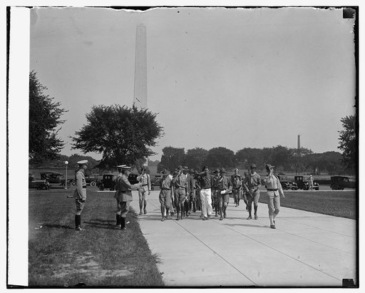 Gen. Lejeune inspecting Virginia boy scouts, [9/4/25