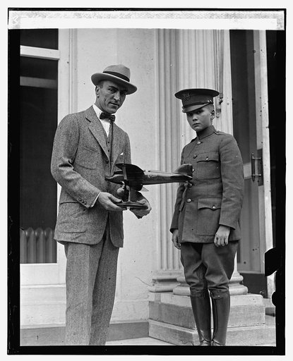 Capt. Ed. Rickenbacker, Frank Tichener Jr. at W.H., [9/14/25