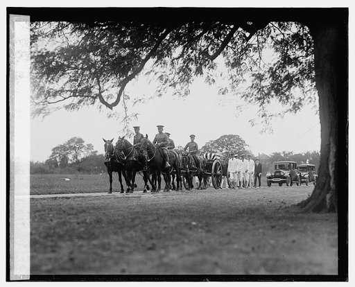 Burial of Lt. Lansdowne at Arlington, 9/8/25