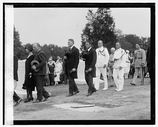 Burial of Lt. Lansdowne at Arlington, 9/8/25