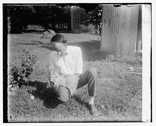 J.J. Culver of Ag. Ex. Station, Vienna, Va., studying lice, 9/18/25